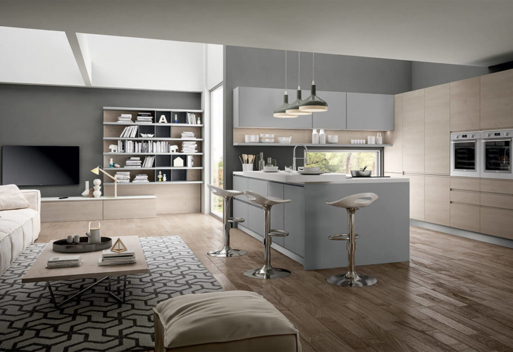 cucine laccate isola